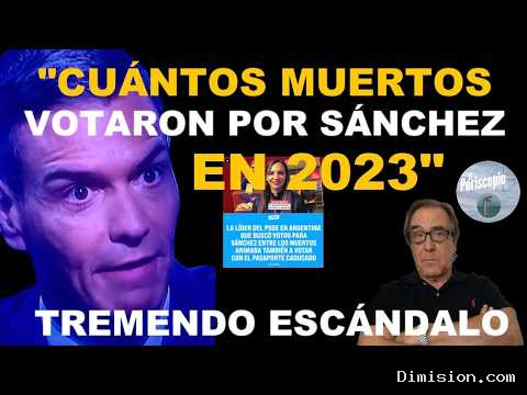 [La8 Zaragoza] (septiembre 23, 2026) Bombazo Indadescubren Captando Votos DE Muertos Para SÁNchezhay QUE Inhabilitar AL Ilegal