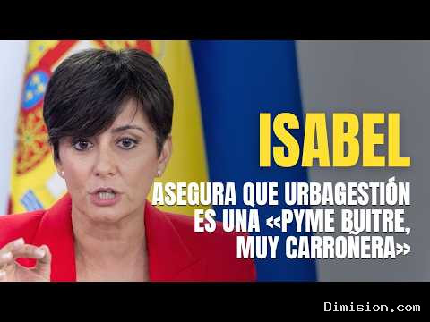 [The Objective] (septiembre 29, 2026) Isabel Rodríguez asegura que Urbagestión es una «Pyme buitre, muy carroñera».