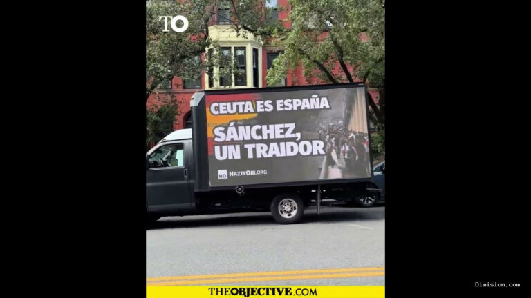 [The Objective] (septiembre 24, 2026) Hazte Oír suelta un camión en Nueva York por el abandono de Ceuta por el Gobierno de Sánchez