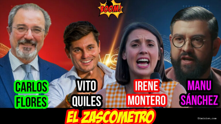 [Noticiero pijoprogre] (septiembre 20, 2026) Zascas DE Carlos Flores y Vito Quiles. Ridículo DE Irene Montero y Manu Sánchez – EL Zascometro