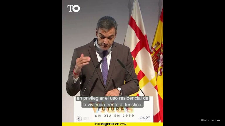[The Objective] (septiembre 28, 2026) Sánchez defiende «privilegiar el uso residencial de la vivienda frente al turístico»