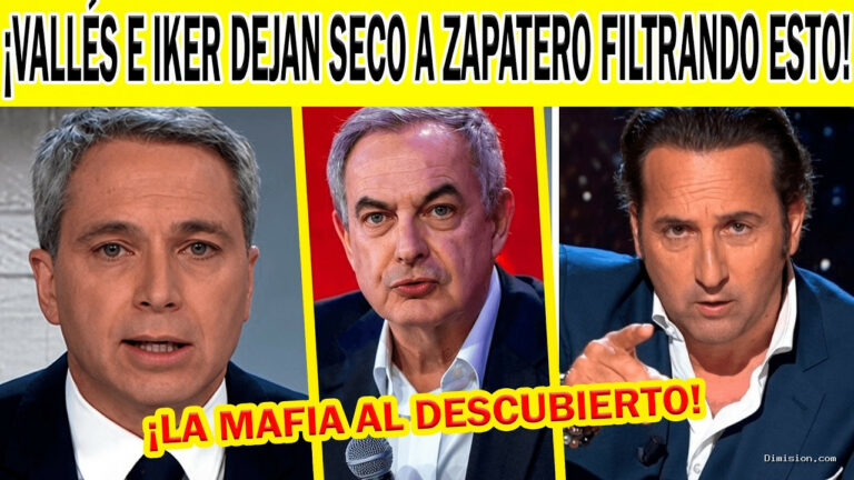 [H C SinFiltros] (septiembre 24, 2026) Vicente Vallés E Iker Jiménez Dejan Seco A Zapatero Filtrando Esto DE SUS Joyas