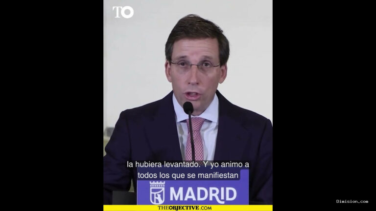 [The Objective] (septiembre 29, 2026) Almeida invita a los acampados en Sol a que lo hagan ante quien es el responsable, Pedro Sánchez