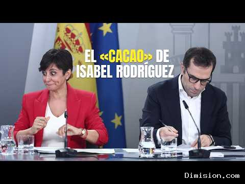 [The Objective] (septiembre 29, 2026) El «Cacao» de Isabel Rodríguez para responder las preguntas de los decretos: «No lo tengo aquí»