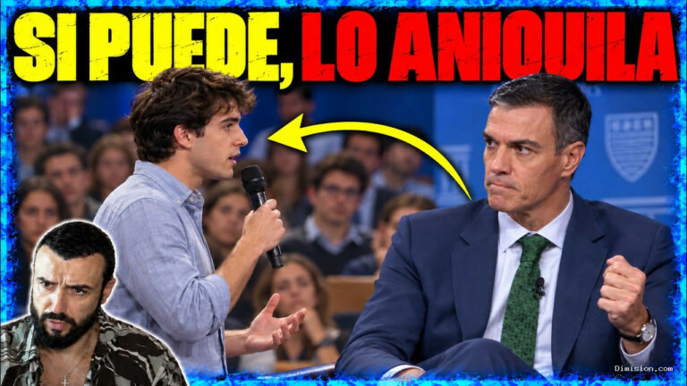 [Saúl Fernández] (septiembre 26, 2026) Pedro Sánchez Acorralado por un Estudiante DE Harvard
