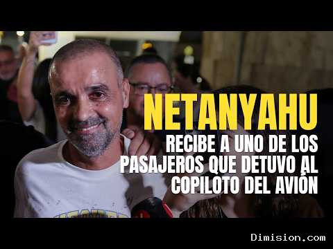 [The Objective] (septiembre 30, 2026) Netanyahu recibe a uno de los pasajeros que Detuvo al copiloto del Avión que quiso estrellar