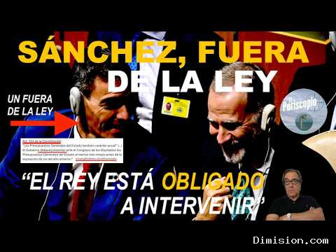 [La8 Zaragoza] (septiembre 26, 2026) SI EL UNO DE Octubre, EL REY NO Disuelve, EL Gran Problema Será EL REY