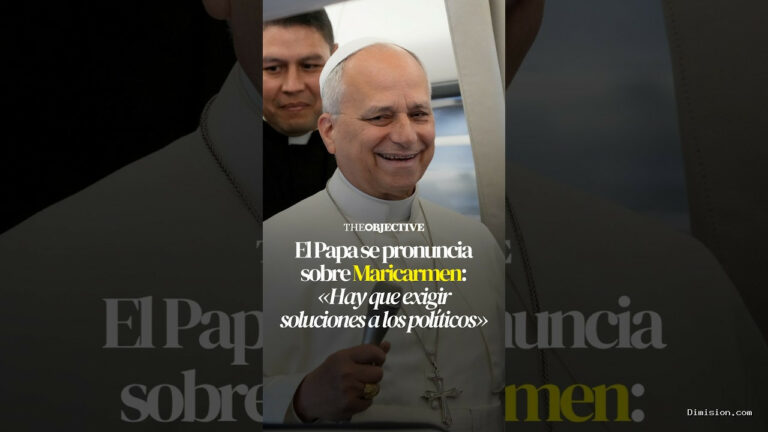[The Objective] (septiembre 29, 2026) El papa León XIV se pronuncia sobre el desahucio de Maricarmen