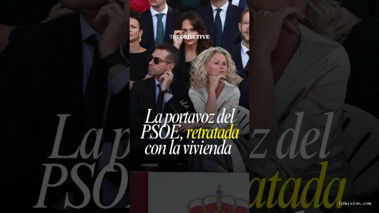 [The Objective] (octubre 14, 2026) La portavoz del Psoe, retratada con la vivienda.