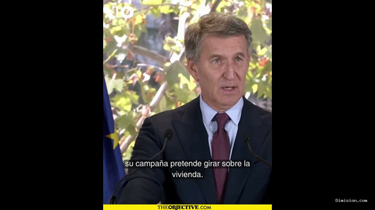 [The Objective] (octubre 8, 2026) Feijóo acusa a Sánchez de «manipular» a los españoles con la vivienda tras la muerte de Maricarmen