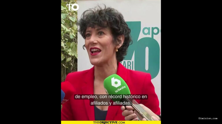 [The Objective] (octubre 15, 2026) Elma Saiz cree que «PP y Vox quieren privatizar y recortar el sistema de pensiones».