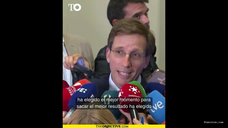 [The Objective] (octubre 5, 2026) Almeida llama a votar por el cambio y para «olvidar a Koldos, los Ábalos y los Sánchez».
