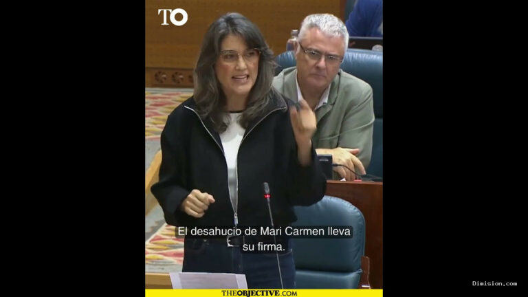 [The Objective] (octubre 8, 2026) Bergerot (Más Madrid): «Hoy en España no hay consuelo, y en las calles de Madrid, no va a haber paz»