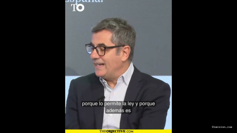 [The Objective] (octubre 16, 2026) Bolaños afirma que ve una tendencia «al alza» del Psoe en la precampaña para las elecciones.