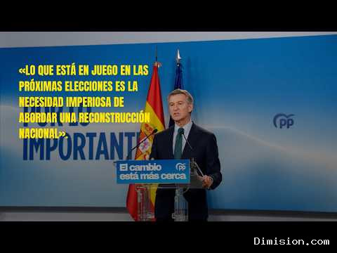 [The Objective] (octubre 5, 2026) Feijóo plantea las elecciones como una oportunidad para «pasar página» de la etapa de Sánchez