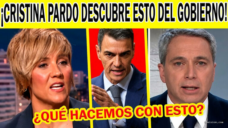 [H C SinFiltros] (octubre 15, 2026) Cristina Pardo Descubre Esto DEL Gobierno DE Pedro Sánchez Y ES Grave EN LA Mesa CON Vicente Vallés