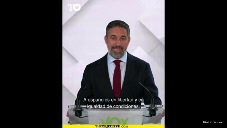 [The Objective] (octubre 5, 2026) Abascal reacciona al anuncio de Sánchez: «Exijo elecciones limpias y sin violencia».