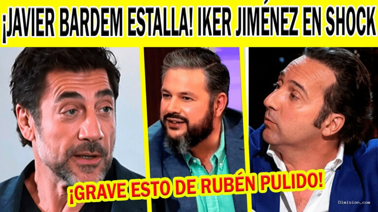 [H C SinFiltros] (octubre 16, 2026) Javier Bardem Estalla E Iker Jiménez EN Shocl CON Rubén Pulido Dejando Seco A Progre