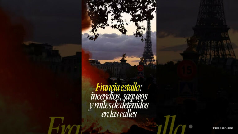 [The Objective] (octubre 19, 2026) Francia, sumida en el caos: disturbios, comercios saqueados y miles de detenidos