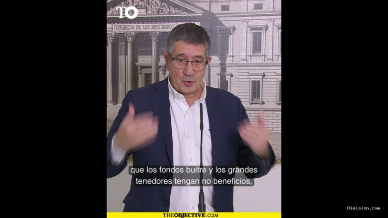 [The Objective] (octubre 16, 2026) Patxi López defiende a Mínguez, que nunca ha votado a favor de los intereses de su pareja
