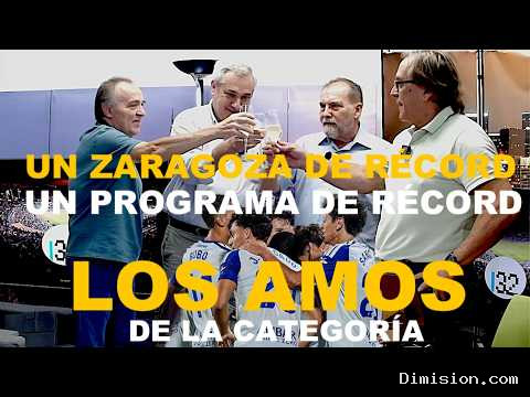 [La8 Zaragoza] (octubre 5, 2026) LOS Amos DE LA CategoríA: EL Zaragocismo, MÁS Vivo QUE Nunca
