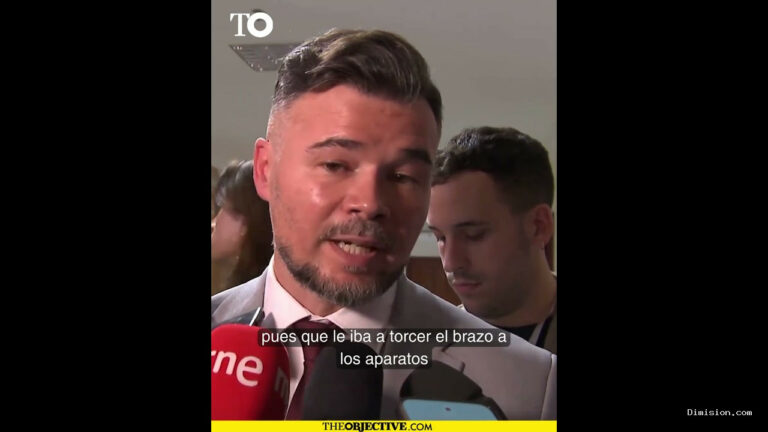 [The Objective] (octubre 16, 2026) Rufián pide a las izquierdas acabar con «el espectáculo dantesco» de la desunión.