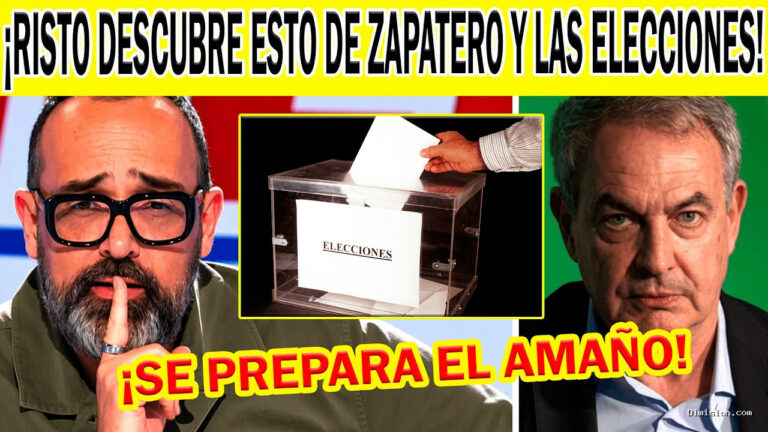 [H C SinFiltros] (octubre 7, 2026) Risto Mejide Descubre Esto DE Zapatero Y Amaño DE LAS Elecciones DE Pedro Sánchez CON Carlos Cuesta