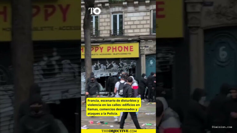 [The Objective] (octubre 19, 2026) Francia se encuentra al límite: asaltos, vehículos incendiados y destrucción de bienes públicos