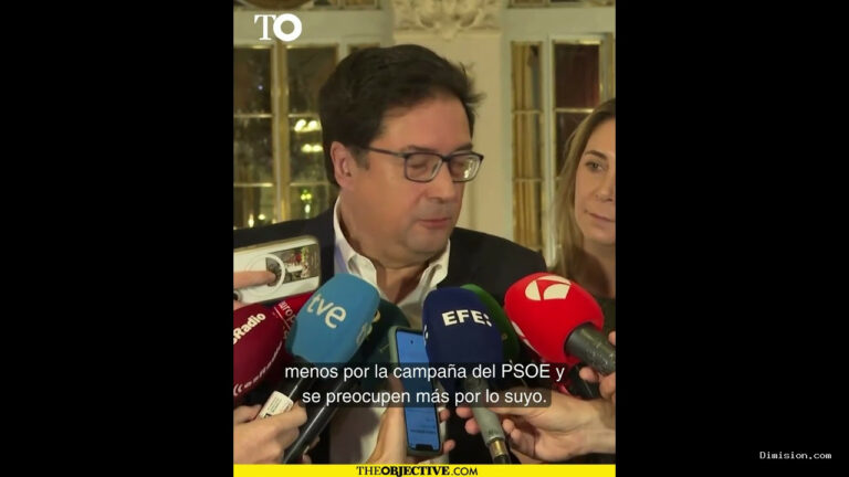 [The Objective] (octubre 19, 2026) Óscar López critica al PP: «Se les nota que están fuera de tono, no tienen un proyecto para España»