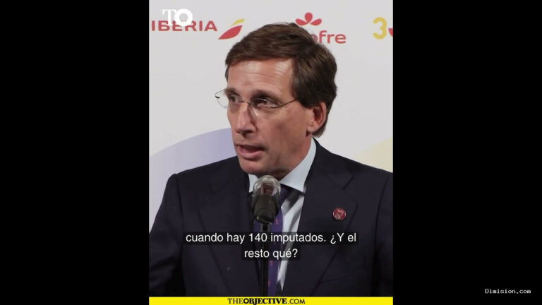 [The Objective] (octubre 19, 2026) Almeida ironiza pidiendo a Sánchez «que trate a sus 140 imputados igual que a Begoña Gómez»