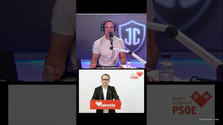 [Javier Cardenas] (octubre 19, 2026) Atentos a este jeta, Joaquín Martínez, miembro de la Diputación Permanente y del Psoe Murcia
